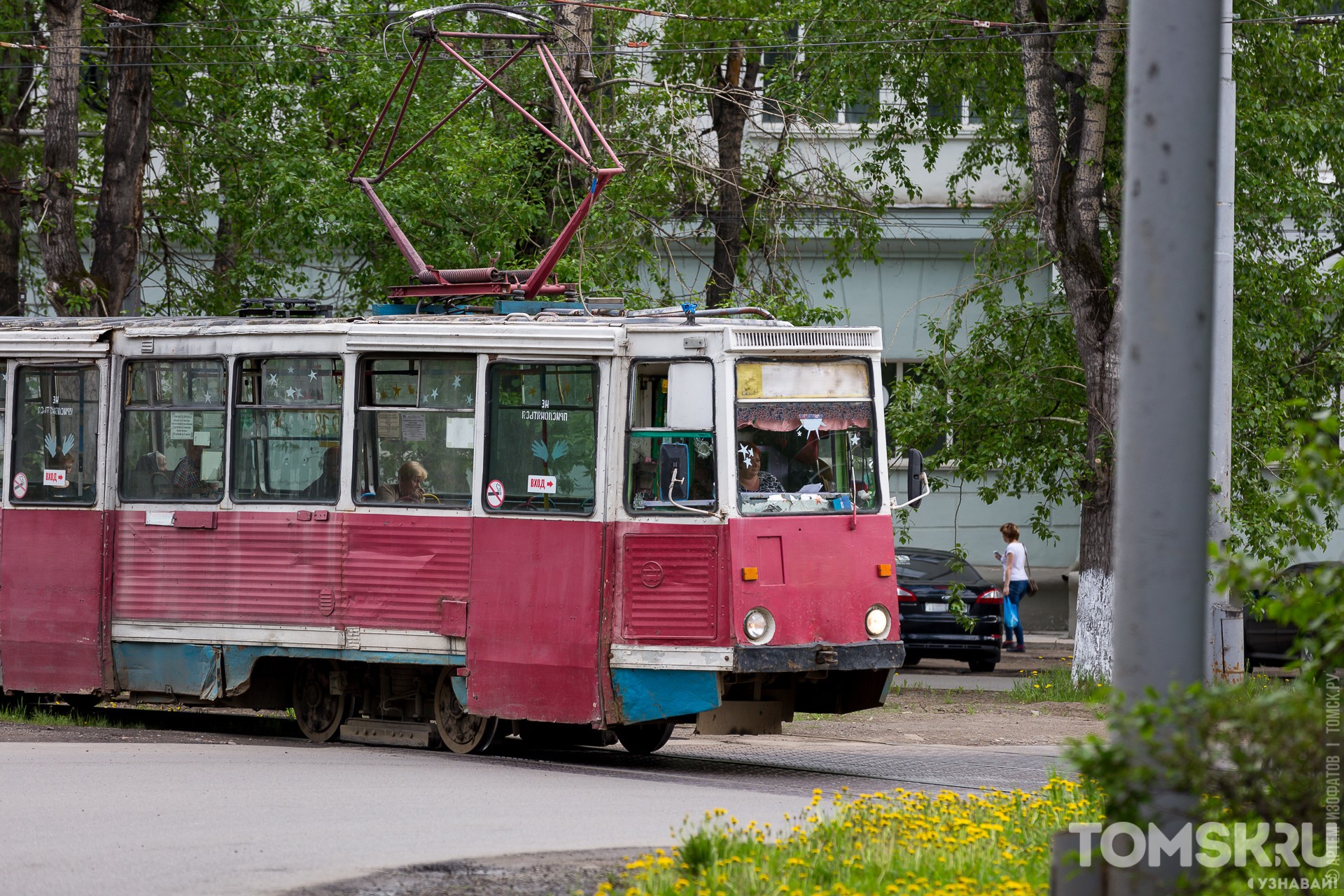 Ситуация с общественным транспортом города Томска